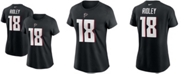 Nike Women's Calvin Ridley Black Atlanta Falcons Name Number T-shirt